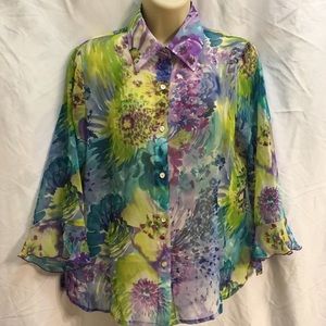 NICOLA Tops - Women’s Nicola Chiffon Blouse NICOLA Tops - Women’s Nicola Chiffon Blouse